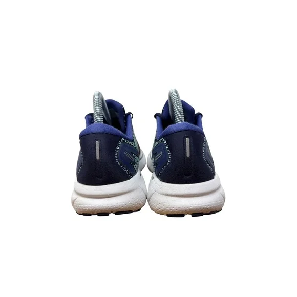 Brooks Ghost 14 Running Shoes Womens 6.5 Navy Blue Aqua Sneakers 1203561B410 - Picture 5 of 11